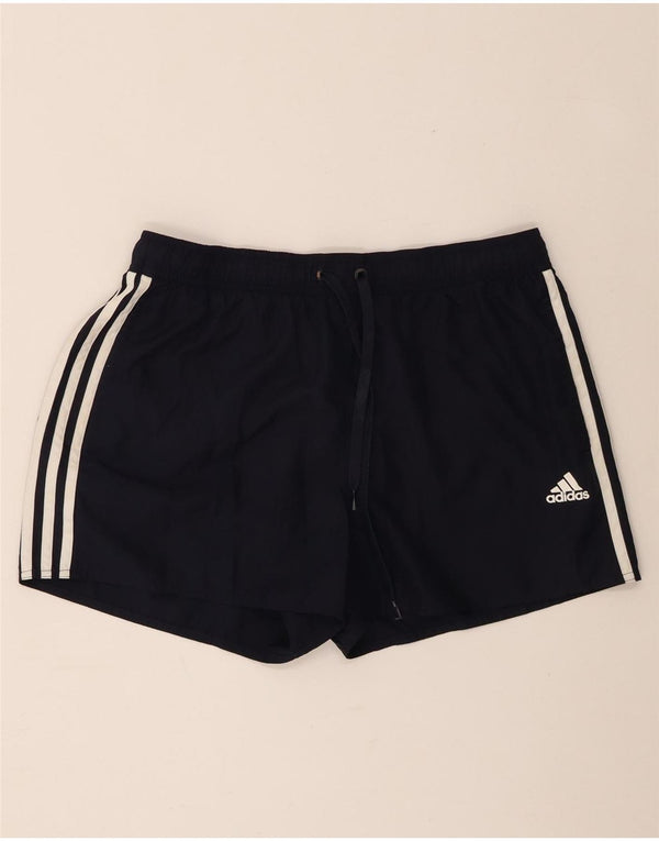 Pantaloncini sportivi da uomo Adidas Large blu navy in poliestere