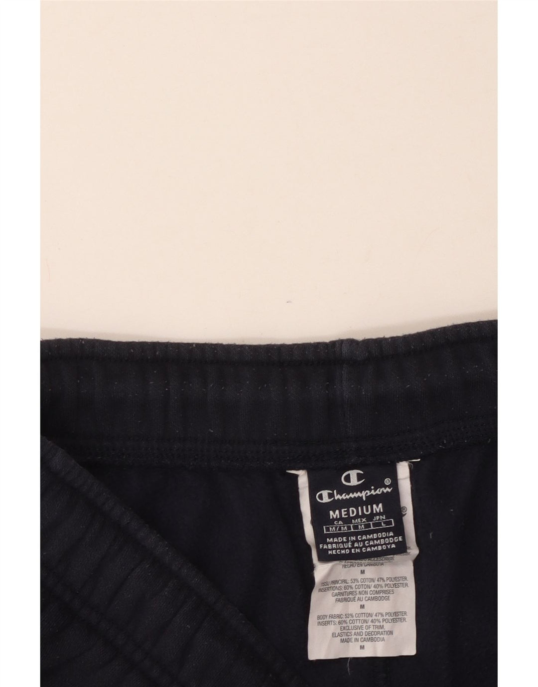 Pantaloncini sportivi da uomo Champion medio cotone blu navy