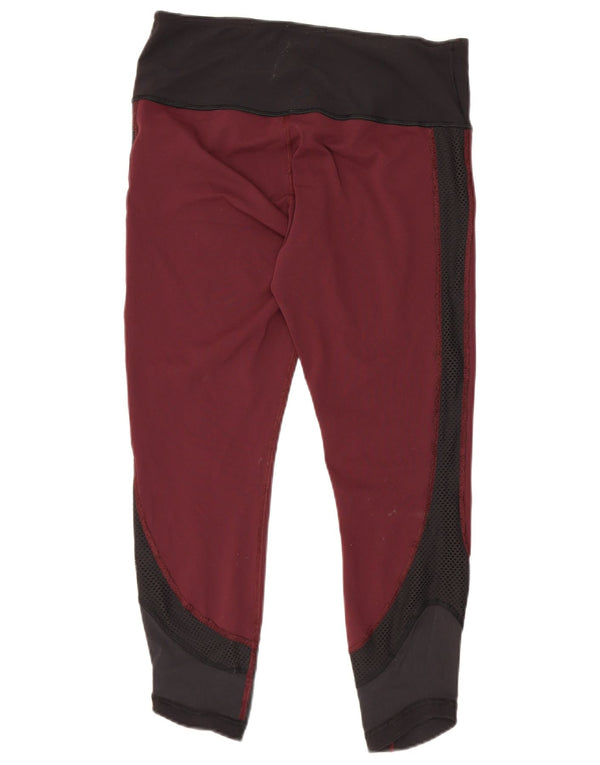 Leggings corti da donna Lululemon US 12 Large Bordeaux Colorblock