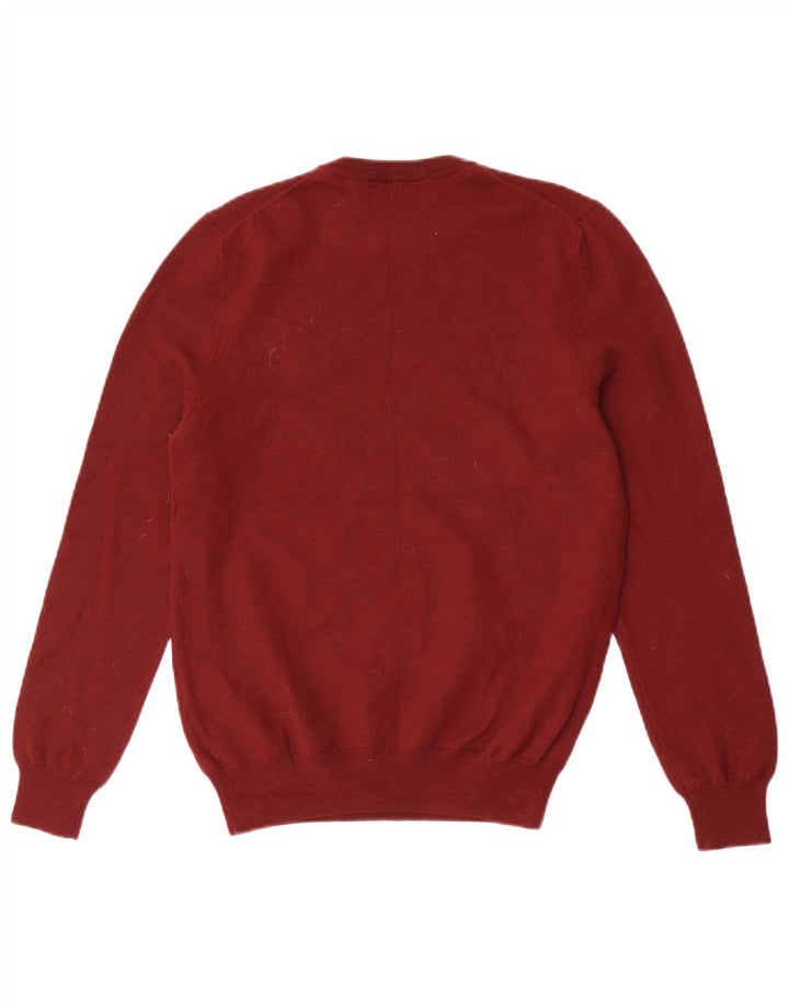 Lyle & Scott, maglione da uomo girocollo, piccolo, in lana merino marrone