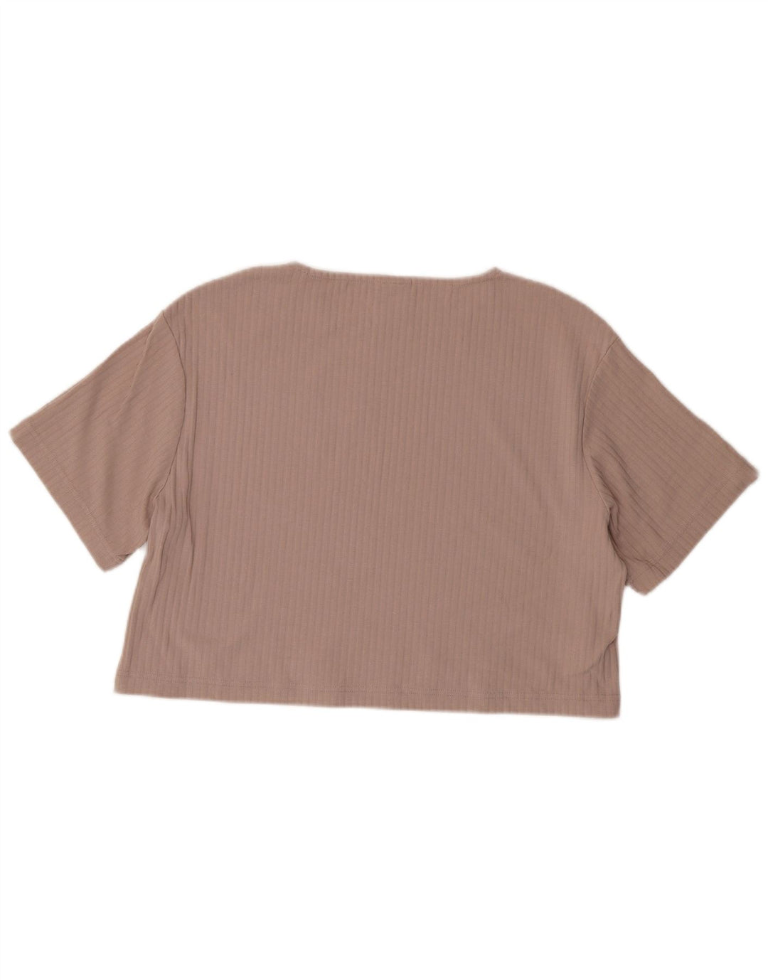 T-shirt corta oversize da donna NIKE Top UK 10 piccola in cotone grigio