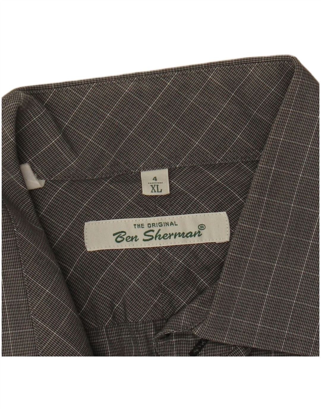 Camicia da uomo BEN SHERMAN XL a quadri grigi