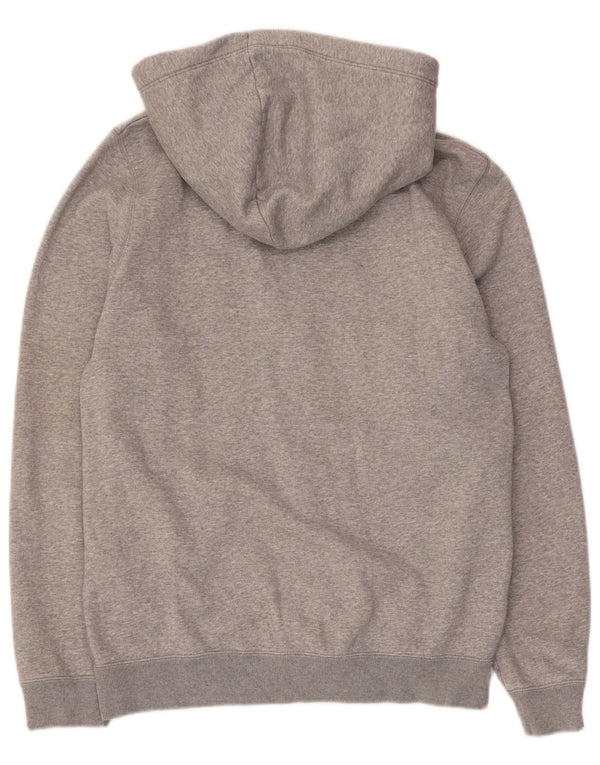 Maglione con cappuccio e zip da uomo Jack Wills in cotone screziato grigio medio