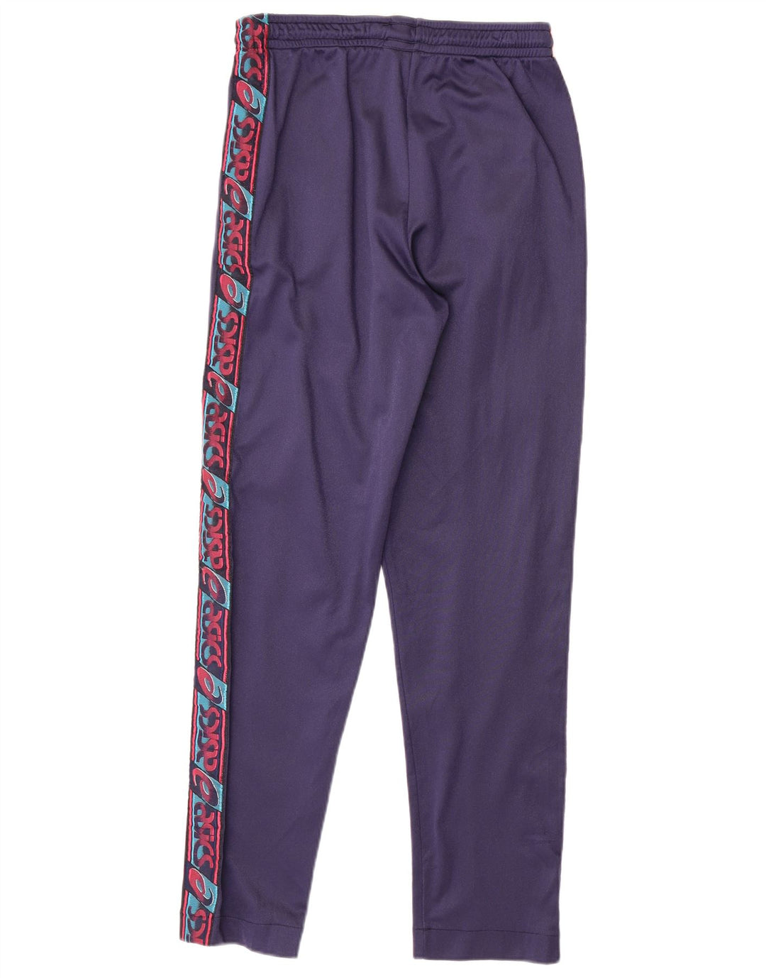 Pantaloni da tuta con grafica ASICS da donna IT 46 Large blu navy in poliammide