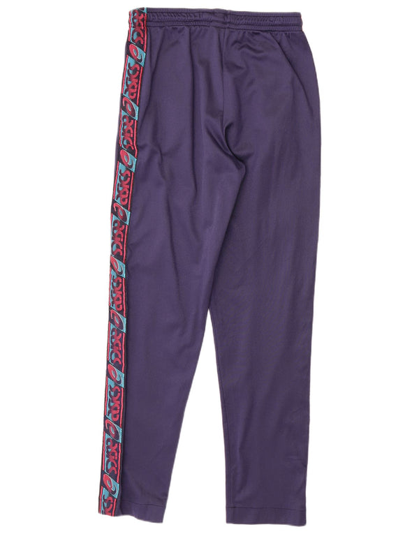 Pantaloni da tuta con grafica ASICS da donna IT 46 Large blu navy in poliammide