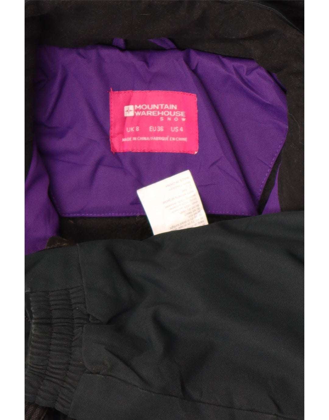 Giacca a vento con cappuccio da donna Mountain Warehouse UK 8 Small Nera