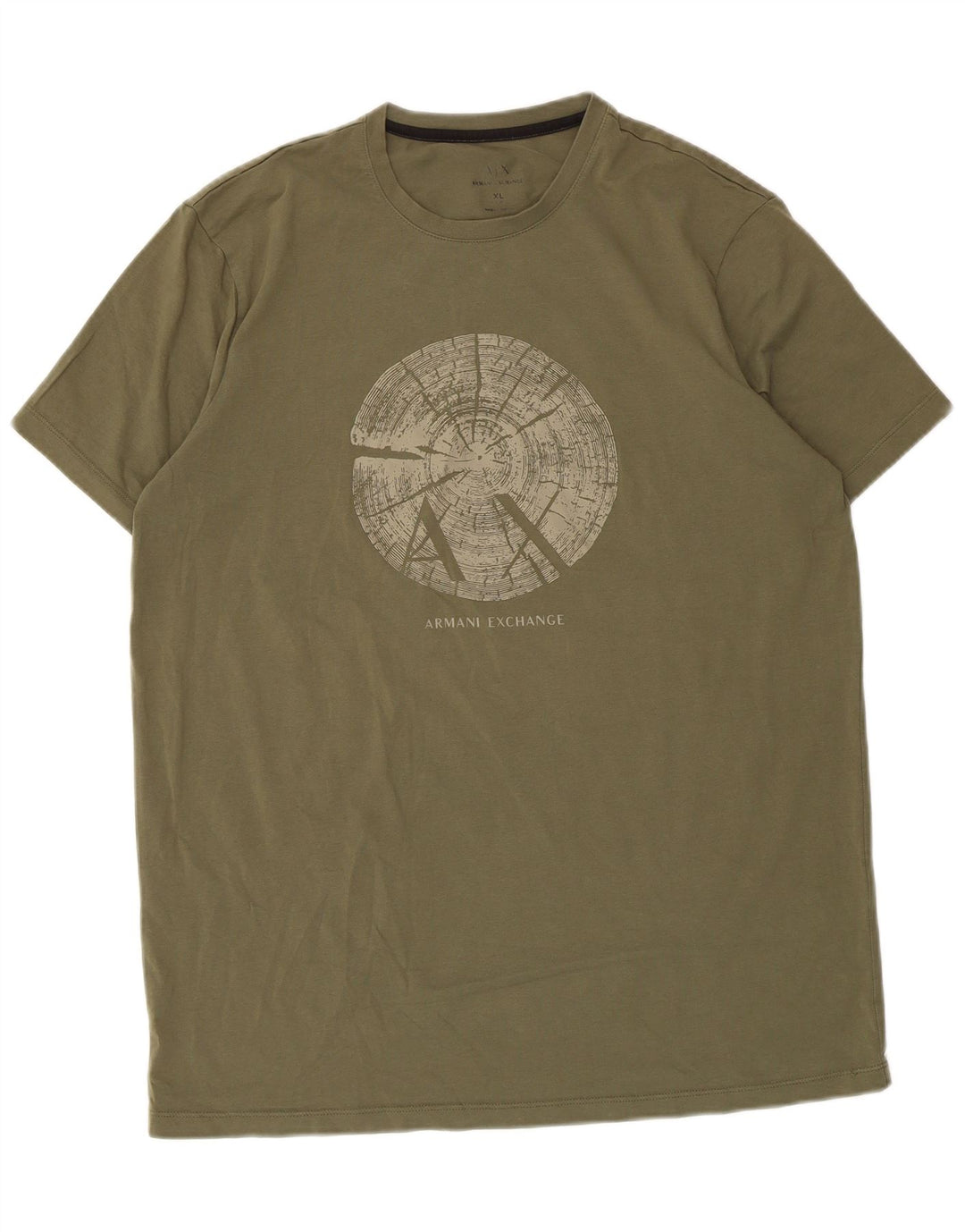 T-shirt grafica da uomo Armani Exchange Top XL Cachi