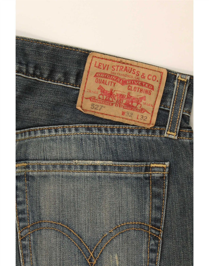 Jeans Levi's 527 Bootcut da donna W32 L32 in cotone blu navy