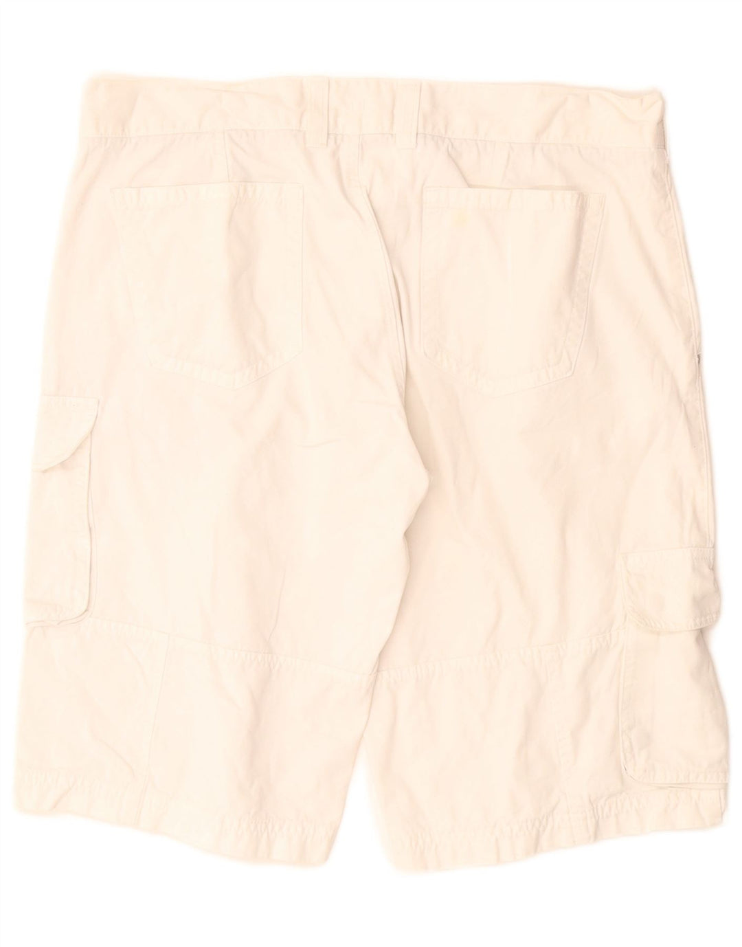 Pantaloncini cargo da uomo Benetton IT 50 Large W34 Cotone bianco