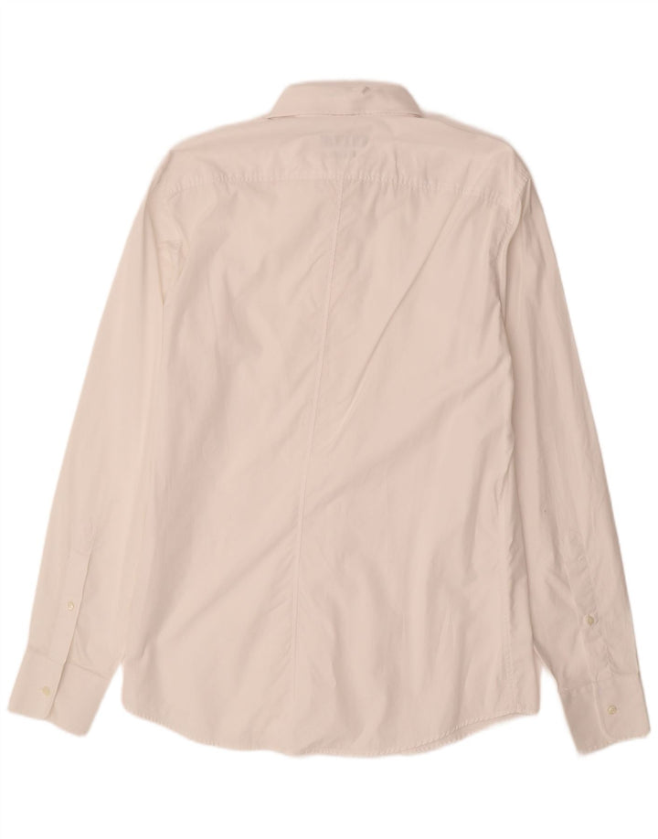 Camicia Uomo TRUSSARDI Taglia 42 Large Cotone Bianco