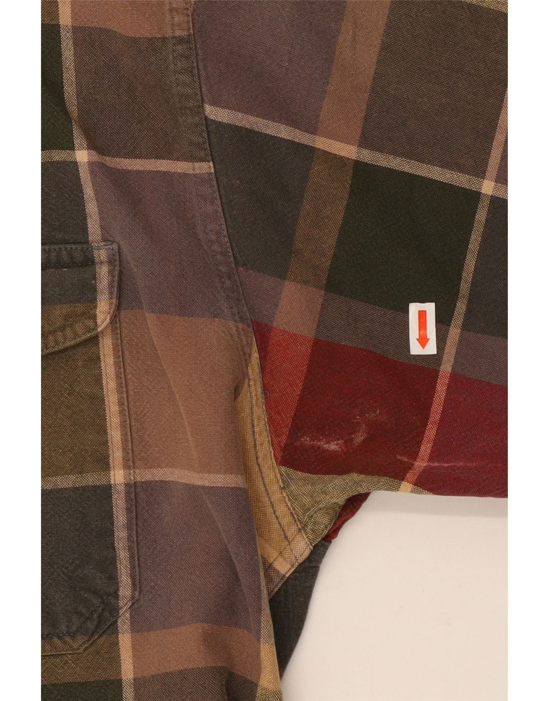 EDDIE BAUER Camicia da uomo vestibilità regolare XL in cotone a quadri multicolore