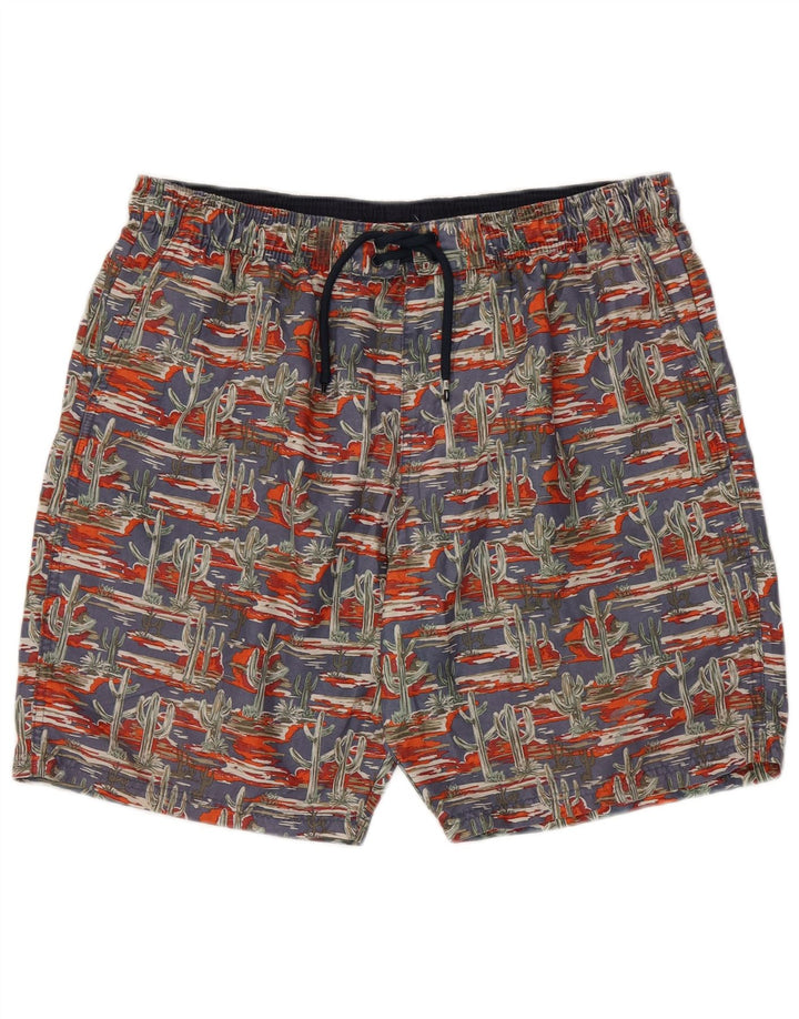 Pantaloncini da bagno da uomo Marks & Spencer modello astratto XL multicolore