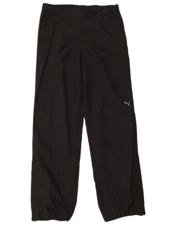 Pantaloni della tuta da donna Puma UK 10 Small Black Cotton