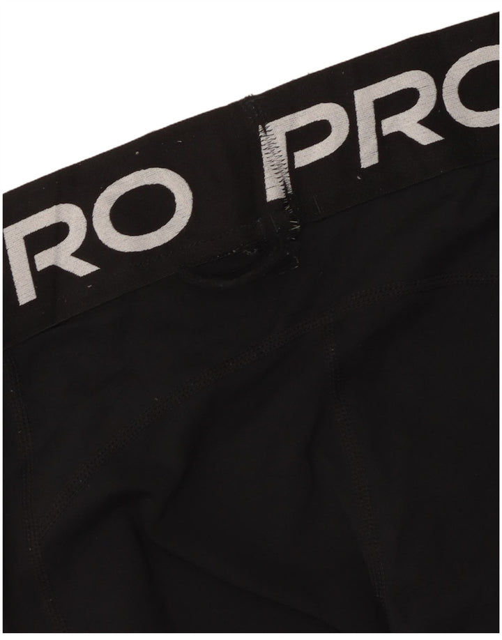 Leggings grafici da donna Nike UK 8 piccoli poliestere nero