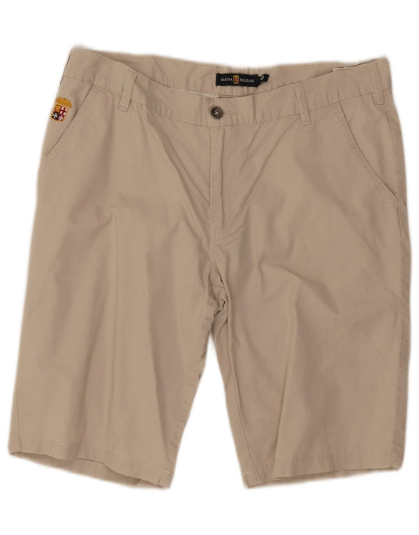 Pantaloncini chino da uomo Marina Militare IT 50 Large W35 Beige