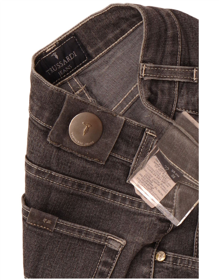 Jeans Trussardi Donna Bootcut W30 L29 Cotone Grigio