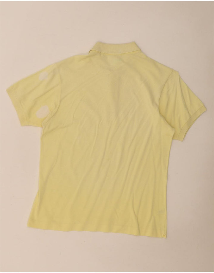 Polo da uomo Lacoste taglia 4 media in cotone giallo