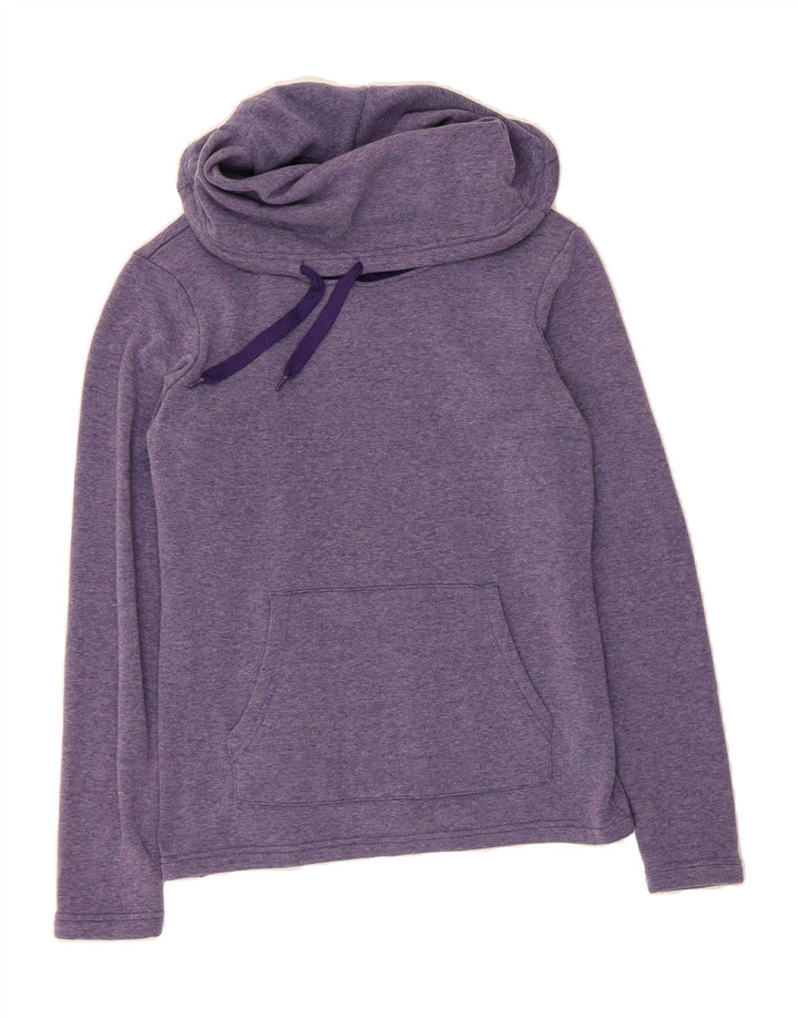 MOUNTAIN WAREHOUSE Womens Roll Neck Sweatshirt Jumper UK 12 Medium Purple Vintage Mountain Warehouse and Second-Hand Mountain Warehouse from Messina Hembry 