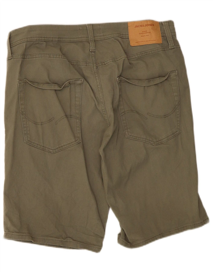 Pantaloncini casual da uomo Jack & Jones medi W34 cotone kaki