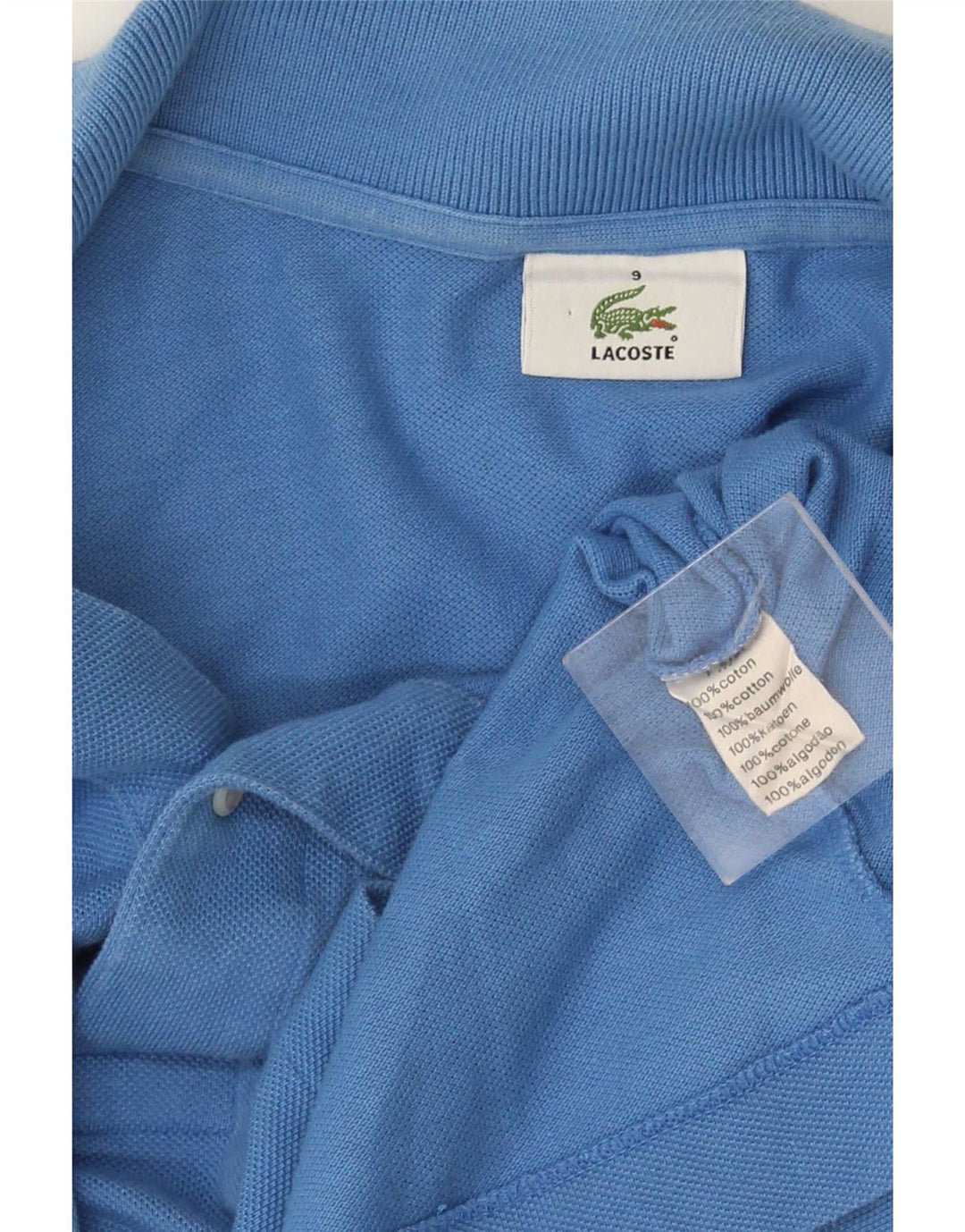 Polo da uomo Lacoste taglia 4 4XL cotone blu