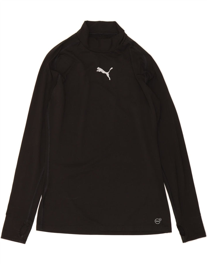 PUMA Mens Top Long Sleeve Large Black Polyester Vintage Puma and Second-Hand Puma from Messina Hembry 