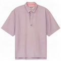 Crew Clothing Camicia pullover a maniche corte da uomo XL in cotone viola