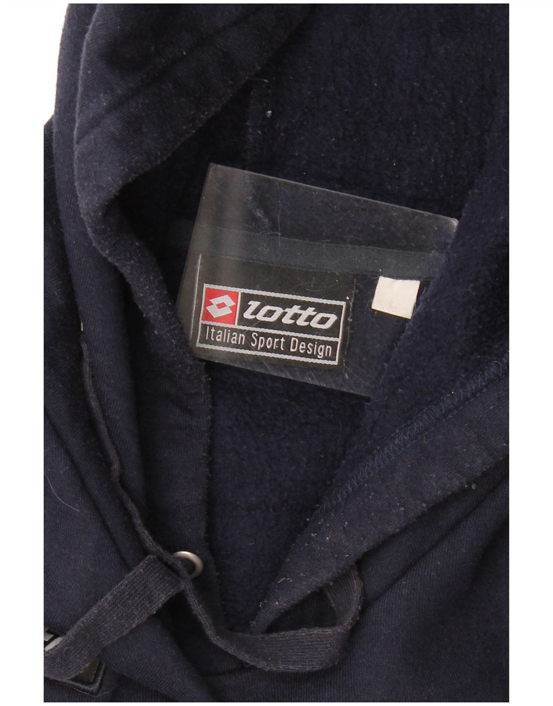 Maglione con cappuccio da uomo LOTTO grande color block blu navy