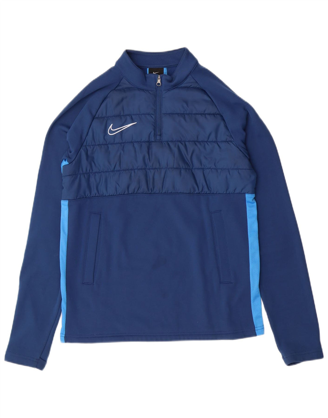 Top della tuta pullover NIKE da ragazzo Dri Fit 12-13 anni, grande, blu