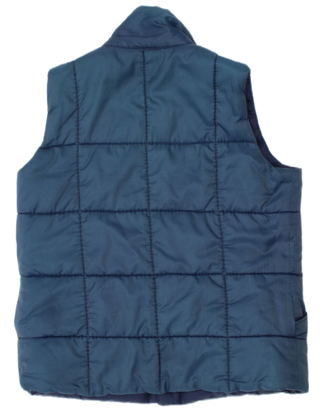 Gilet imbottito Puffa per ragazzi 7-8 anni, grande, in nylon blu
