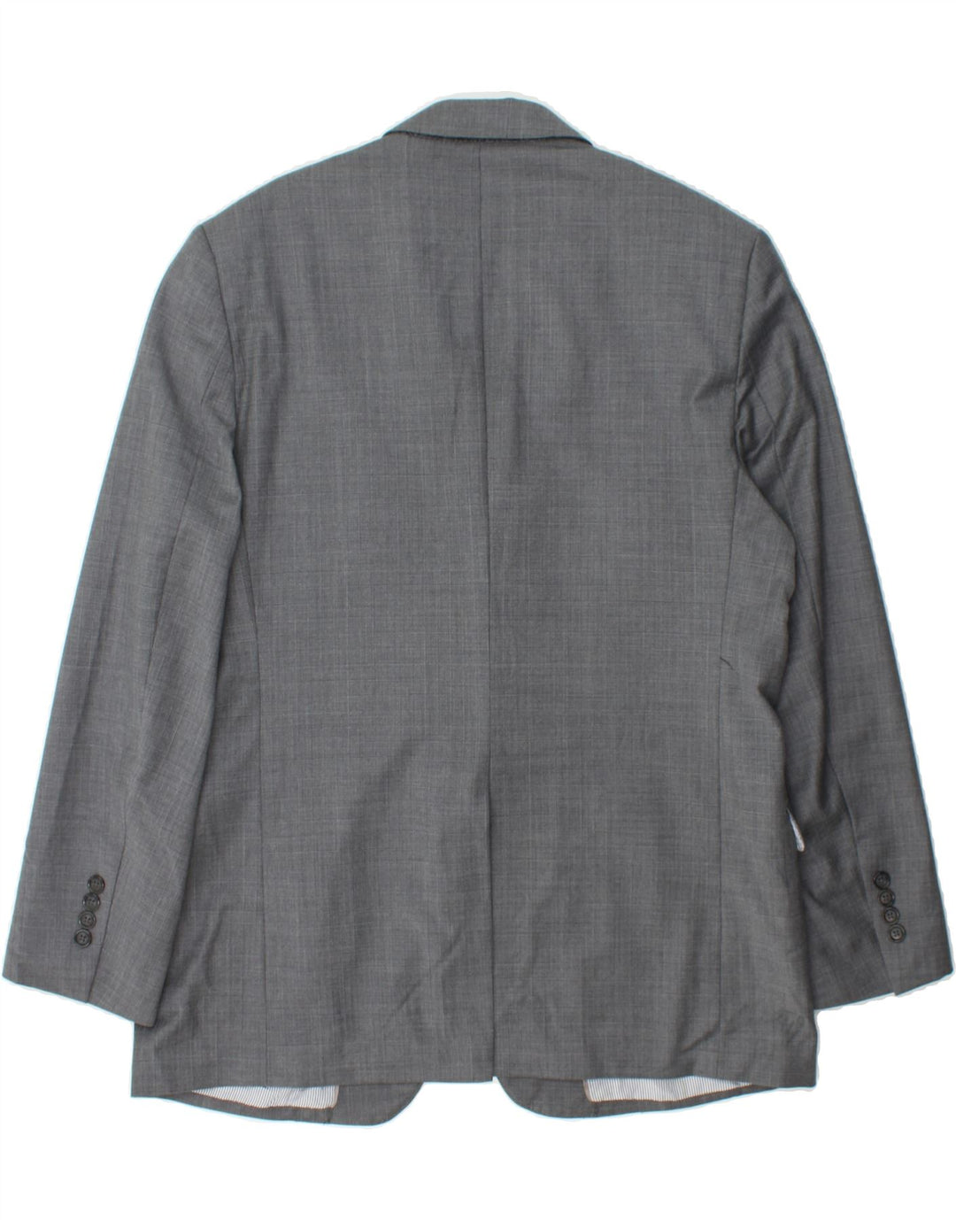 BROOKS BROTHERS Mens Regular Fit Blazer Jacket UK 44 2XL Grey Check Vintage Brooks Brothers and Second-Hand Brooks Brothers from Messina Hembry 