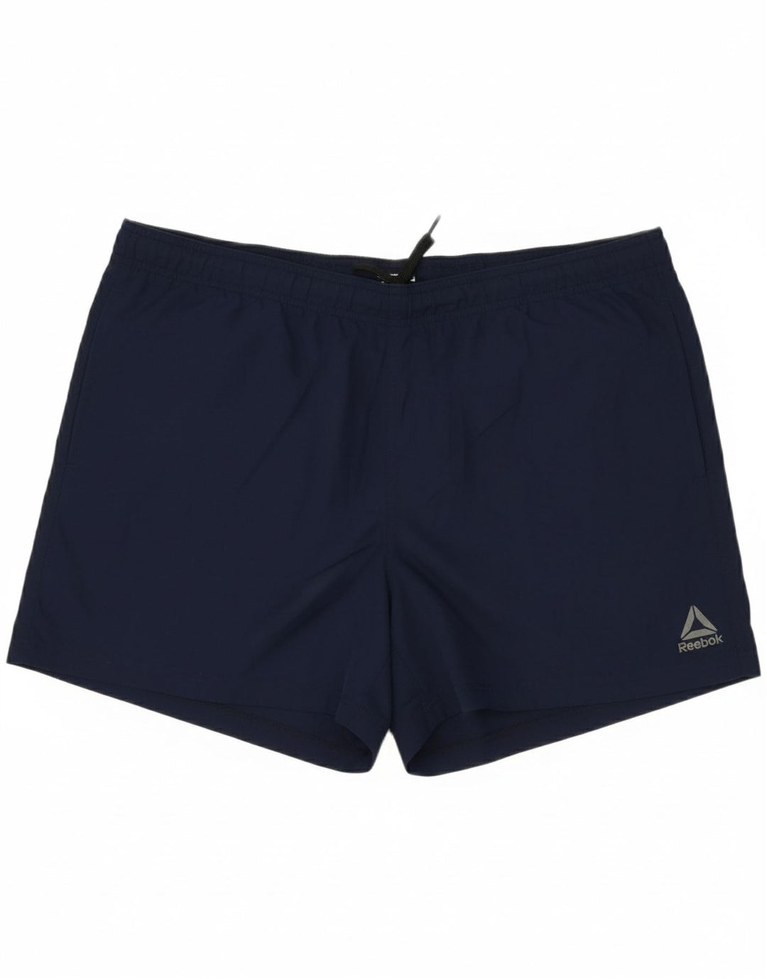 REEBOK Mens Sport Shorts Large Navy Blue Polyester