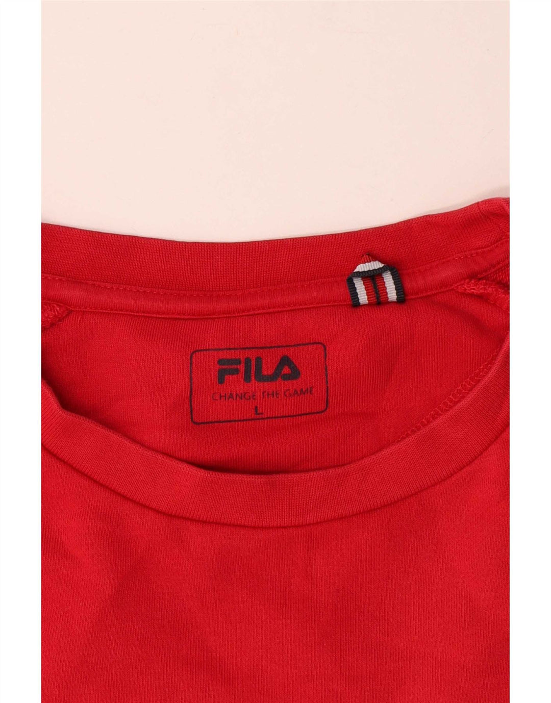 Fila Felpa grafica da uomo Maglione grande in cotone color block multicolore