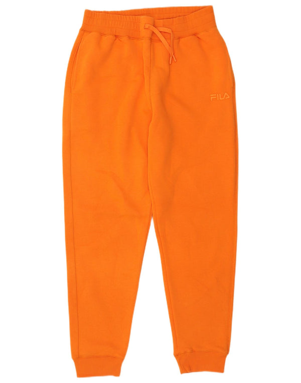 Pantaloni da tuta da uomo FILA Joggers in cotone arancione medio