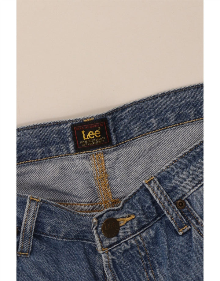 Pantaloncini di jeans da uomo LEE W34 grandi blu