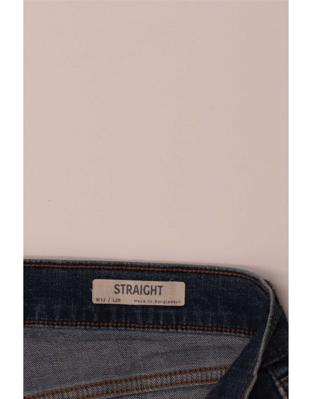 Jeans dritti da uomo Marks & Spencer W32 L25 cotone blu