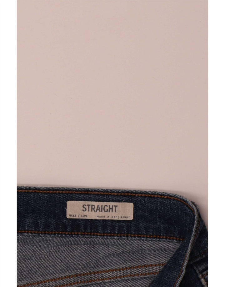 Jeans dritti da uomo Marks & Spencer W32 L25 cotone blu