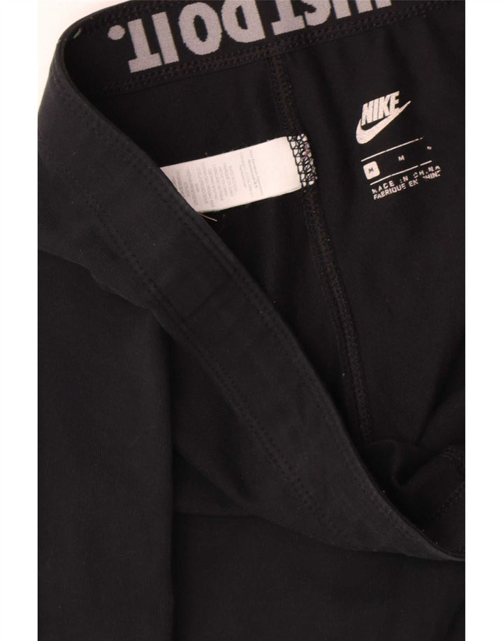 Leggings grafici da donna Nike UK 12 cotone medio nero