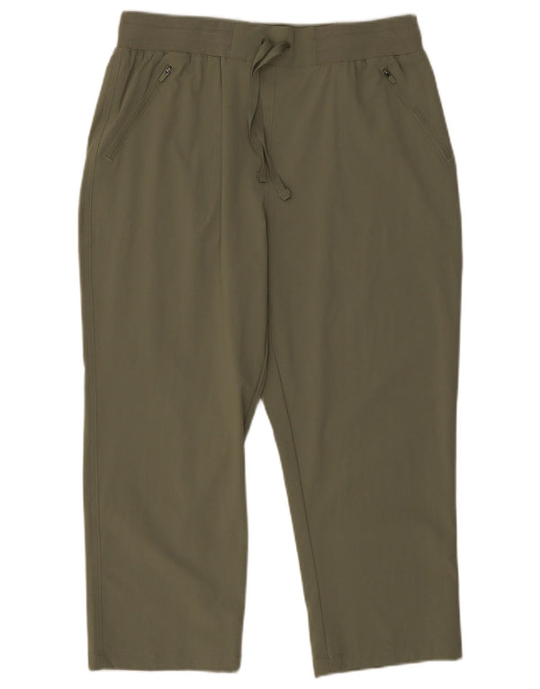 Pantaloni Capri da donna Mountain Warehouse UK 12 Medium W30 L21 Cachi