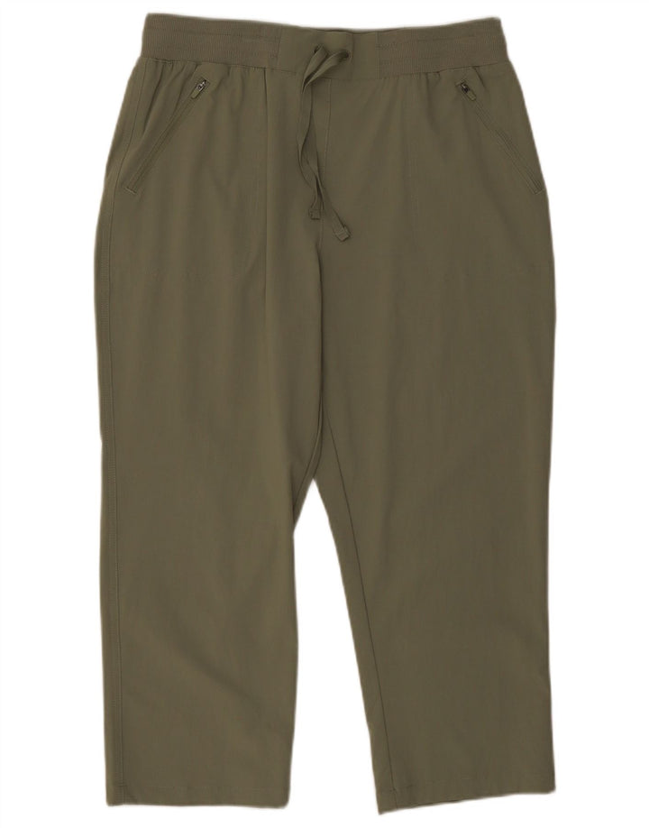 Pantaloni Capri da donna Mountain Warehouse UK 12 Medium W30 L21 Cachi