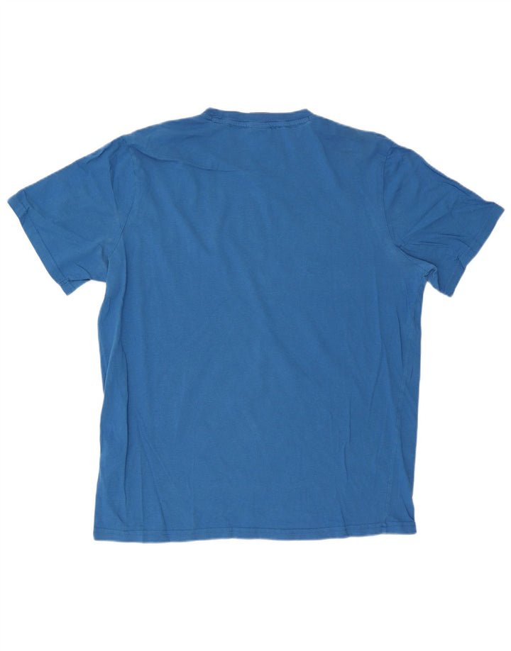 T-shirt grafica da uomo Champion Top 3XL cotone blu