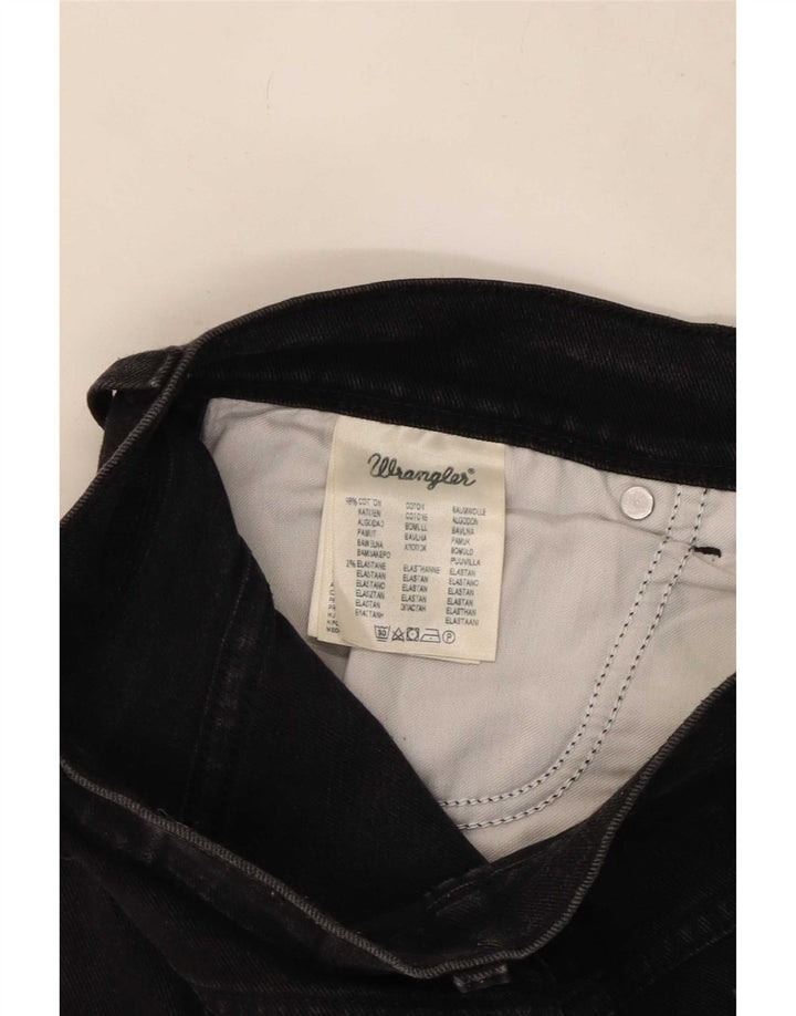 Jeans dritti elasticizzati Texas Wrangler da uomo W40 L30 cotone nero
