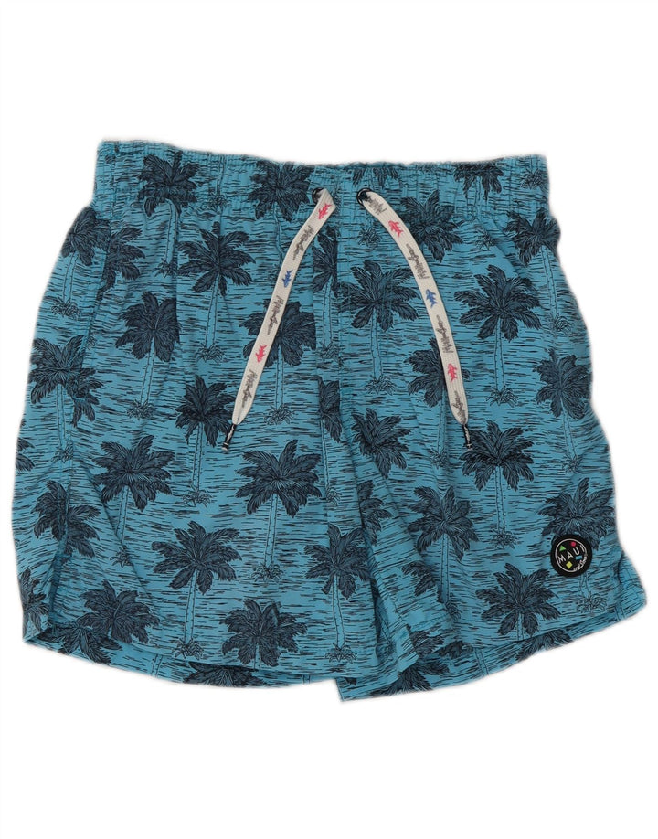 MAUI AND SONS Pantaloncini da bagno da uomo blu medio in poliammide hawaiano