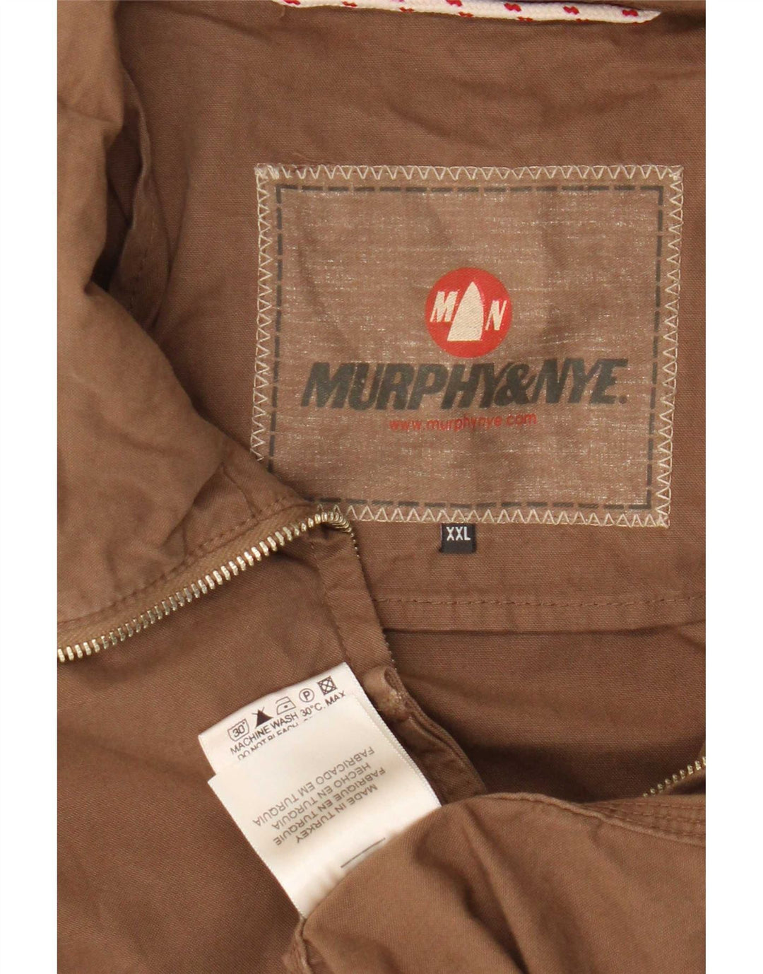 Giubbotto bomber da uomo Murphy & Nye UK 44 2XL Cotone beige