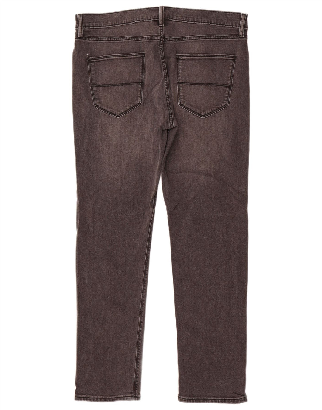 Jeans slim da uomo Marks & Spencer W34 L31 cotone grigio