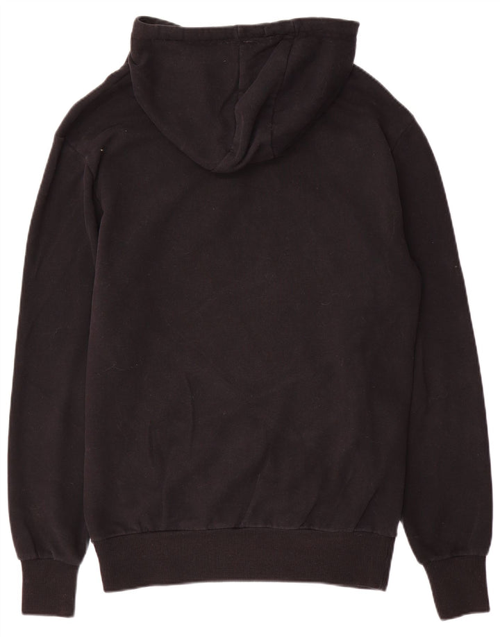 Maglione con cappuccio grafico da uomo ELLESSE in cotone nero medio