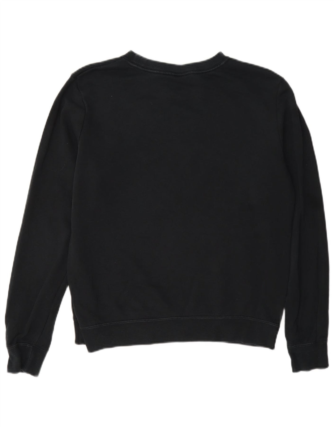 Felpa oversize con grafica Nike da donna UK 10 piccola in cotone nero