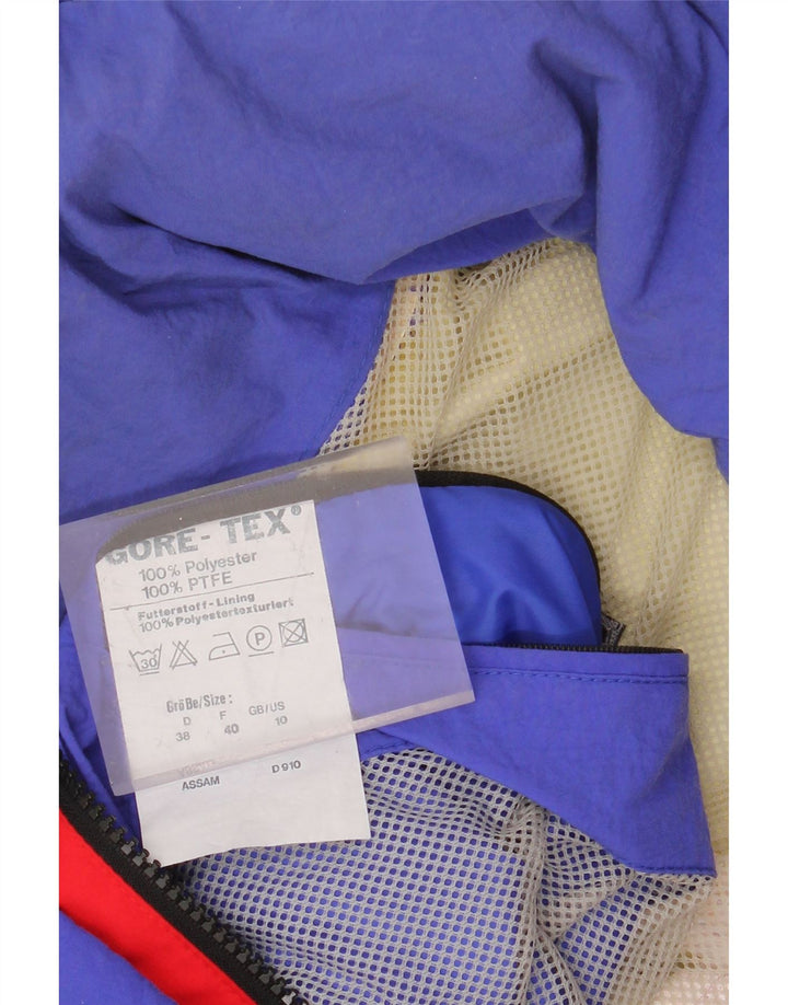 SCHOFFEL Impermeabile oversize da donna UK 10 Small Rosso Colourblock Poliestere