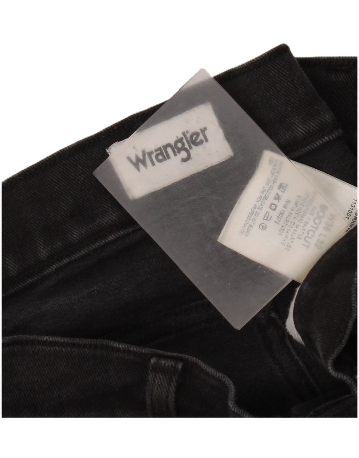 Jeans Bootcut da uomo Wrangler W36 L32 cotone nero