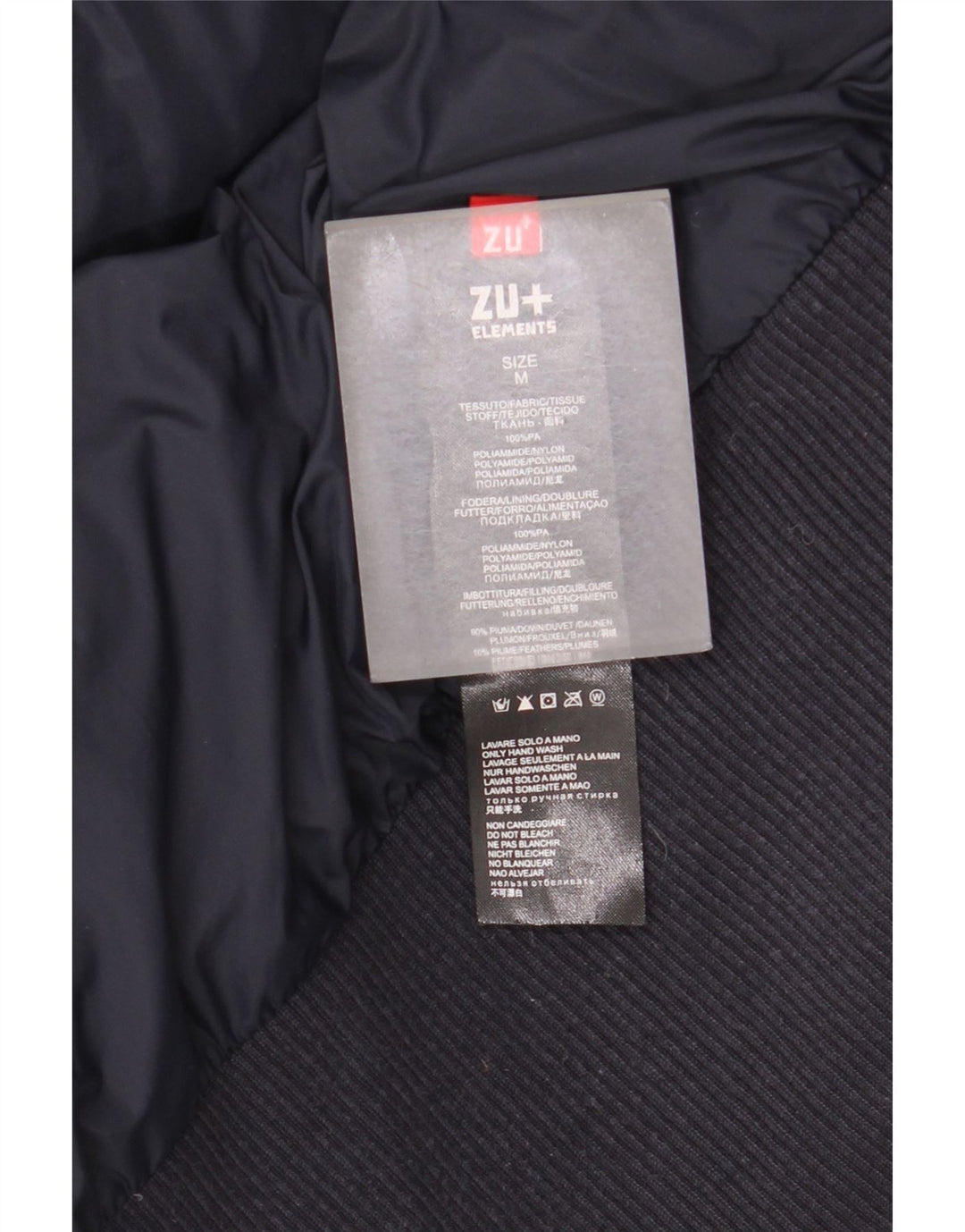 Giacca imbottita con cappuccio da donna Zu Elements UK 12 media blu navy in poliammide