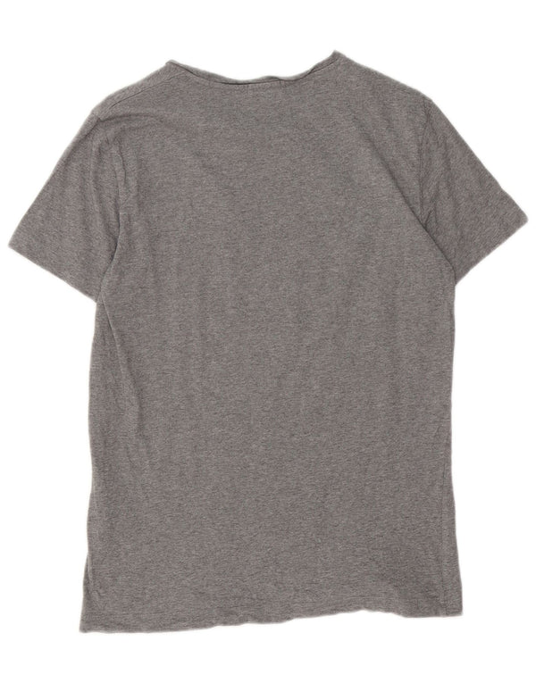 Maglietta grafica da donna Calvin Klein Jeans Top UK 14 Cotone grigio medio